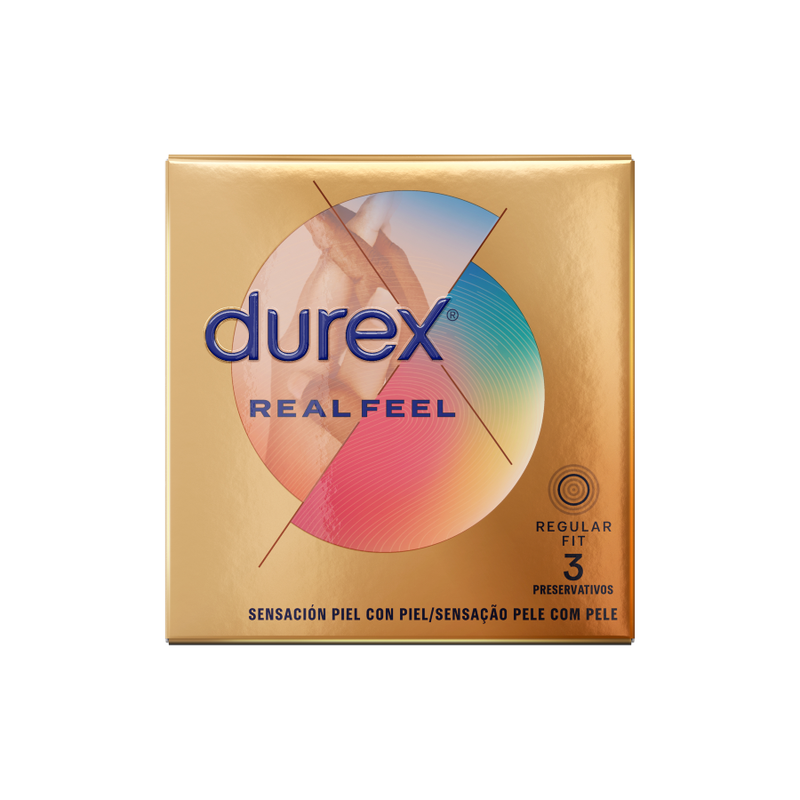 DUREX - PRÉSERVATIFS  REELFELL SENSATIONS RÉELLES 3 UNITÉS