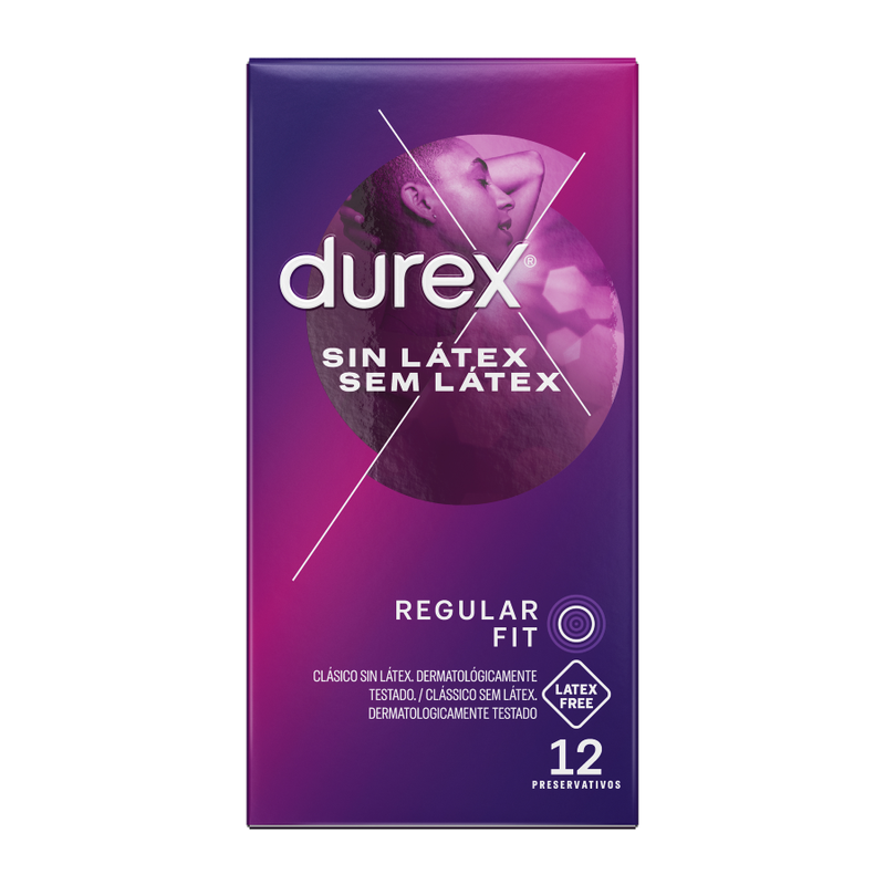 DUREX - PRÉSERVATIFS  SANS LATEX 12 UNITÉS