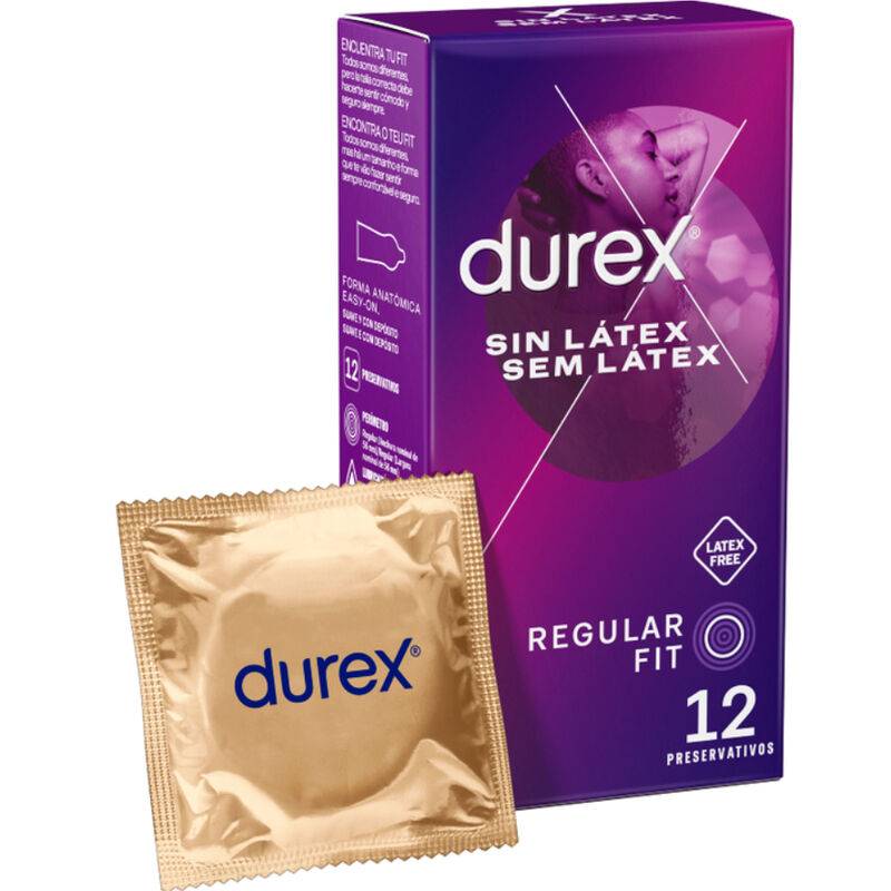 DUREX - PRÉSERVATIFS  SANS LATEX 12 UNITÉS