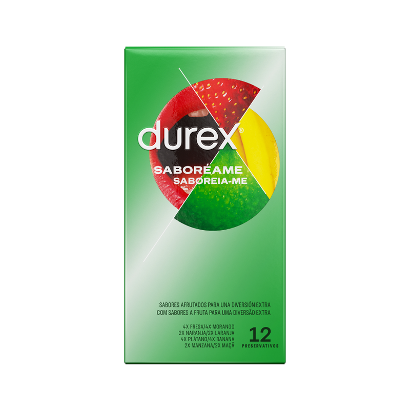 DUREX – PRÉSERVATIFS TASTEME SAVEURS FRUITÉS 12 UNITÉS