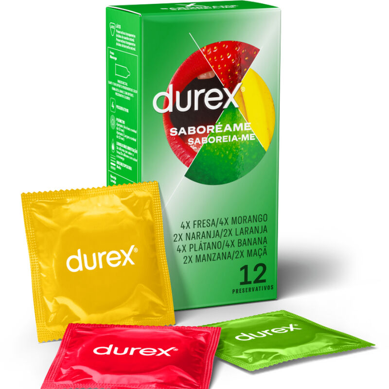 DUREX – PRÉSERVATIFS TASTEME SAVEURS FRUITÉS 12 UNITÉS