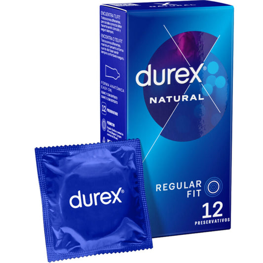 DUREX - PRÉSERVATIFS NATUREL PLUS 12 UNITÉS