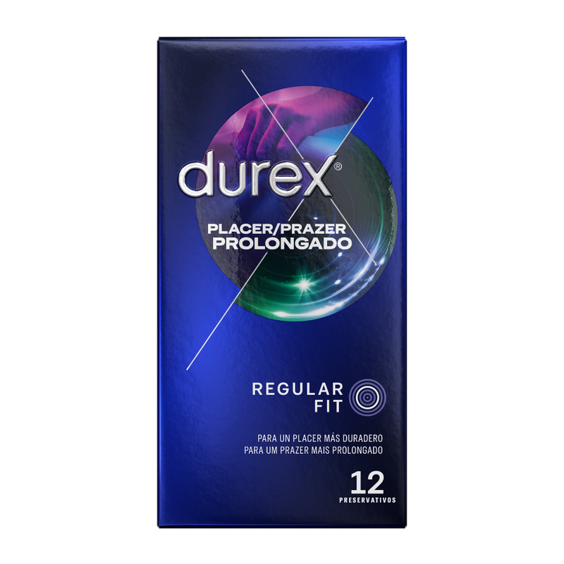 DUREX - PRÉSERVATIFS PLAISIR PROLONGÉ RETARDÉ 12 UNITÉS