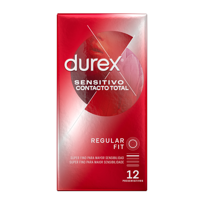 DUREX - PRÉSERVATIFS CONTACT SENSIBLE TOTAL 12 UNITÉS