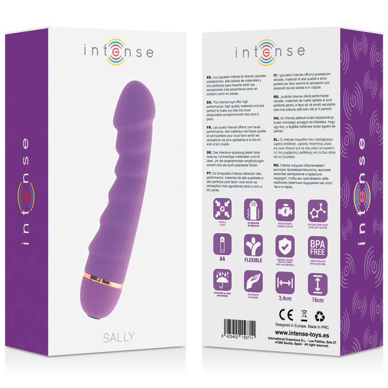 INTENSE - SALLY vibromasseur 20 vitesses silicone violet