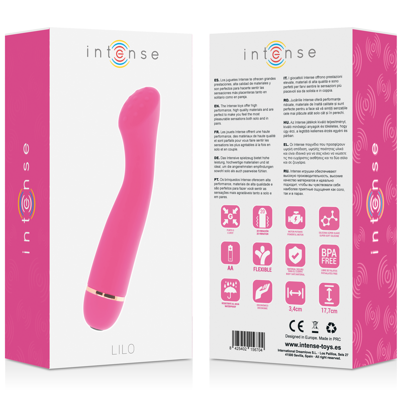 INTENSE - LILO vibromasseur 20 vitesses silicone rose