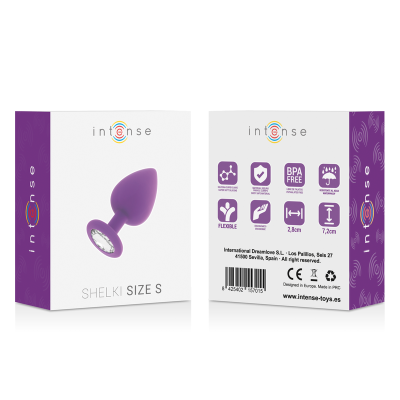 INTENSE - SHELKI taille S plug anal violet