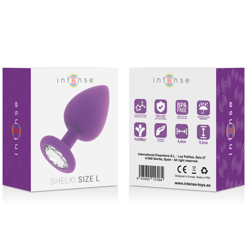 INTENSE - SHELKI taille L plug anal violet