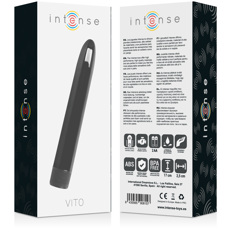 INTENSE - vibromasseur VITO noir