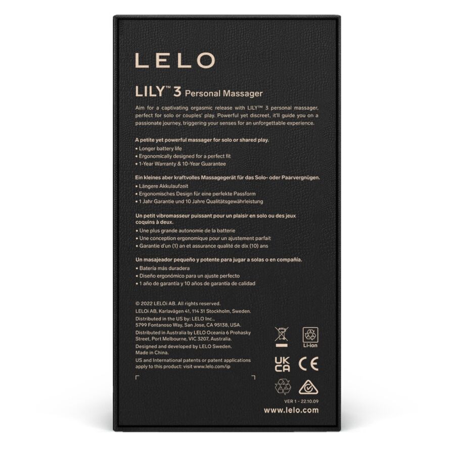 LELO - vibromasseur personnel LILY 3