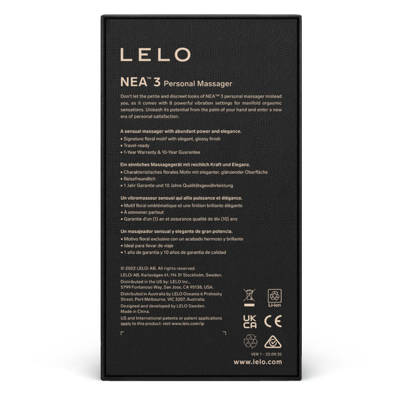 LELO - vibromasseur personnel NEA 3