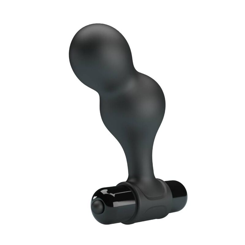 MR PLAY - plug anal vibromasseur en silicone noir