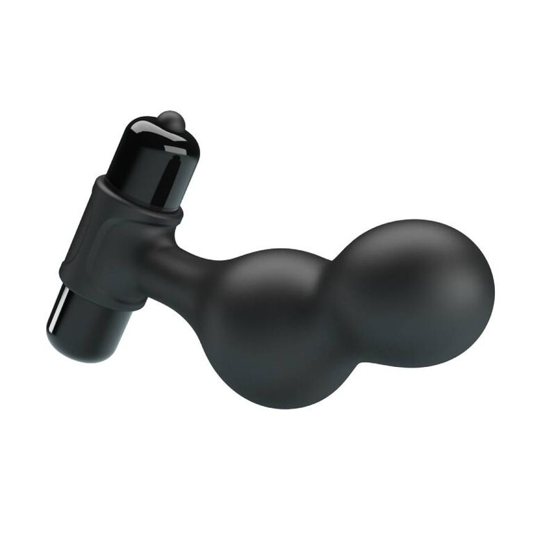 MR PLAY - plug anal vibromasseur en silicone noir