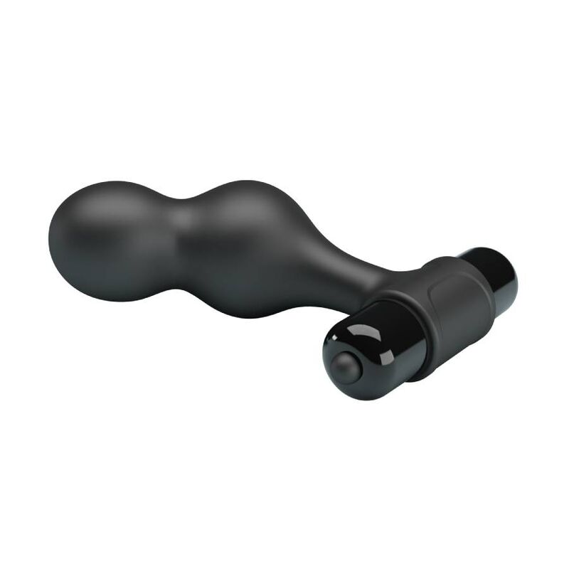 MR PLAY - plug anal vibromasseur en silicone noir