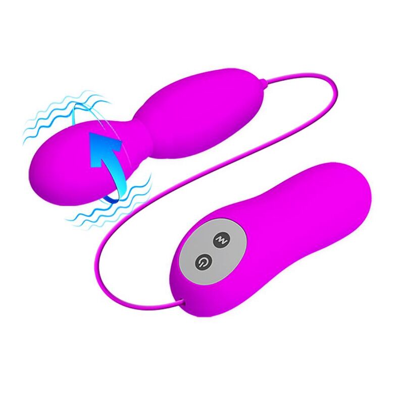 PRETTY LOVE – vibromasseur rotation et vibration VEGA 12 fonctions fuchsia