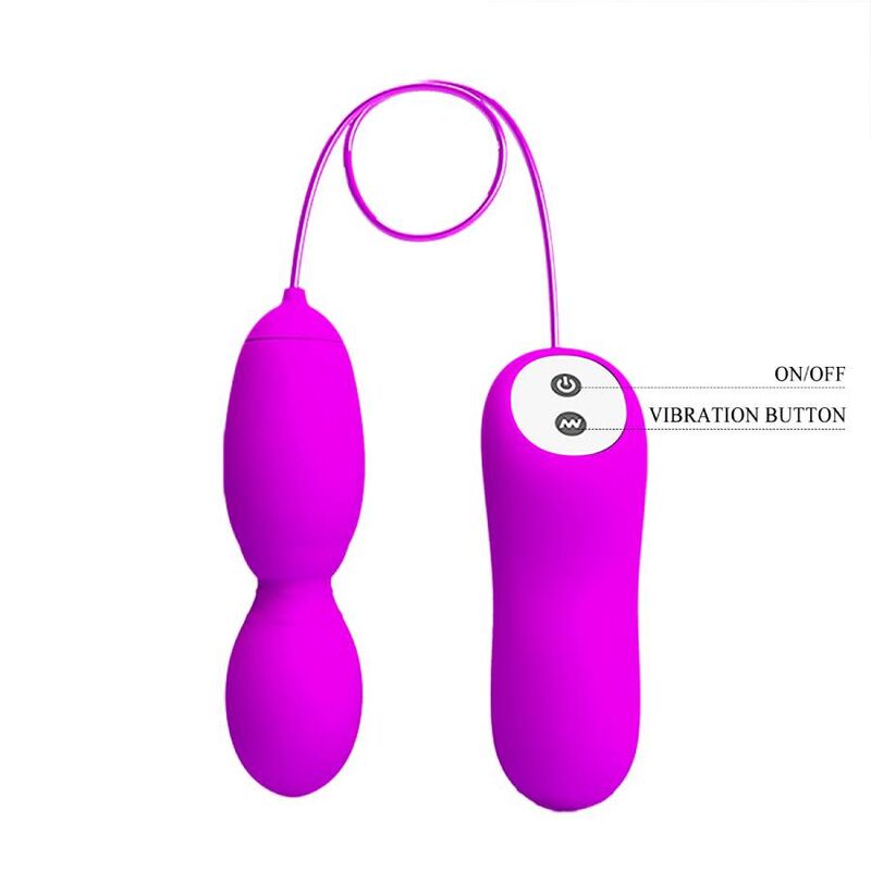 PRETTY LOVE – vibromasseur rotation et vibration VEGA 12 fonctions fuchsia