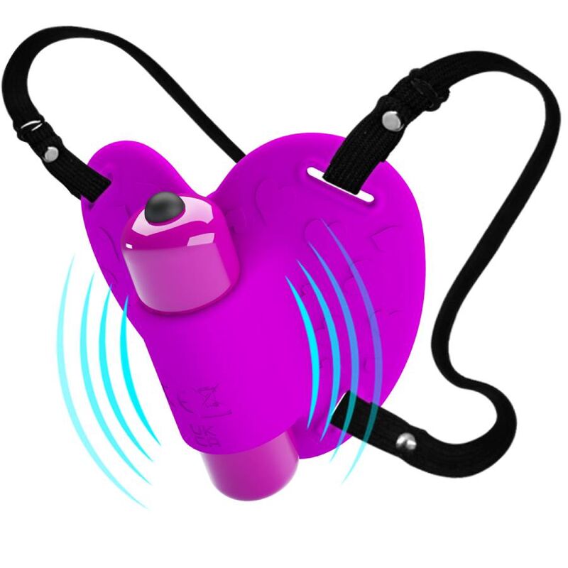 PRETTY LOVE - vibromasseur de clitoris HEARTBEAT 10 modes de vibration violet