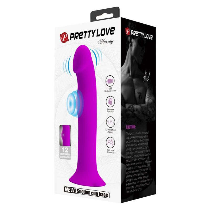 PRETTY LOVE - vibromasseur MURRAY et vibromasseur de point G violet