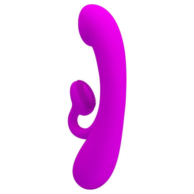 PRETTY LOVE - vibromasseur SINCERE et ventouse de clitoris silicone violet