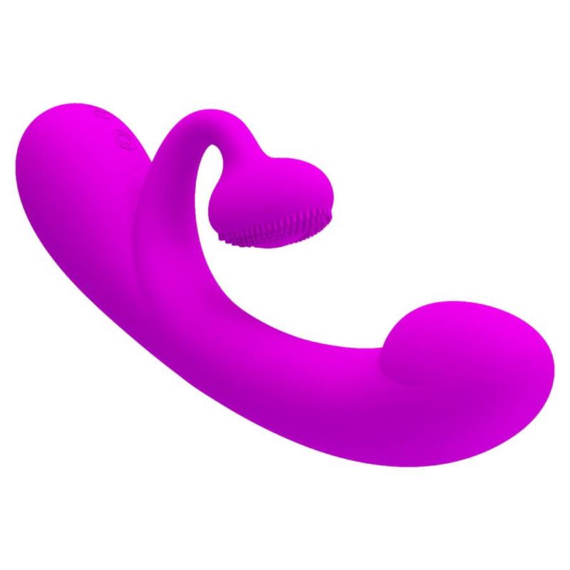 PRETTY LOVE - vibromasseur SINCERE et ventouse de clitoris silicone violet