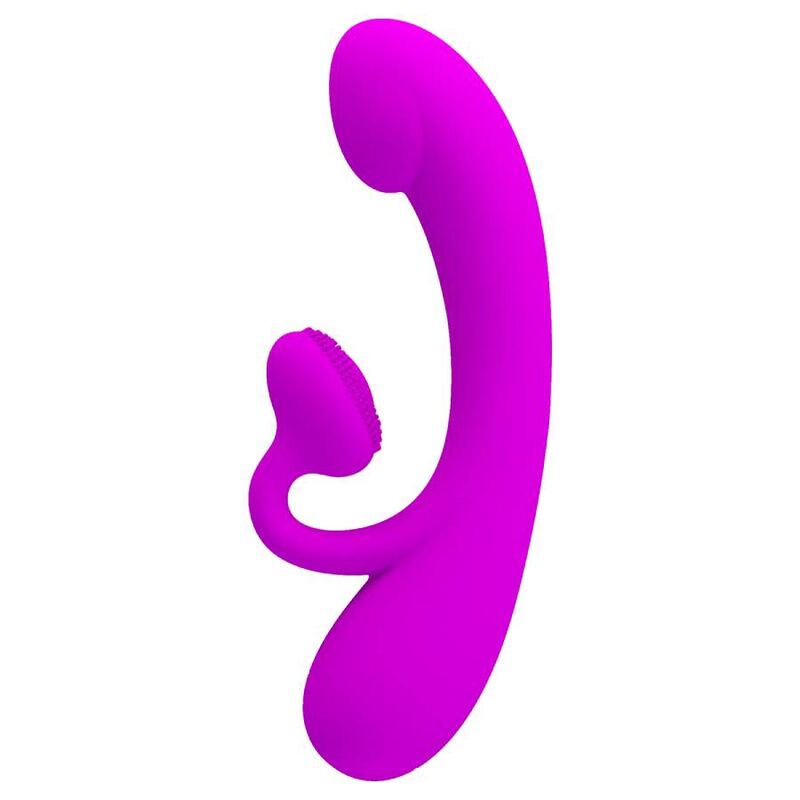 PRETTY LOVE - vibromasseur SINCERE et ventouse de clitoris silicone violet