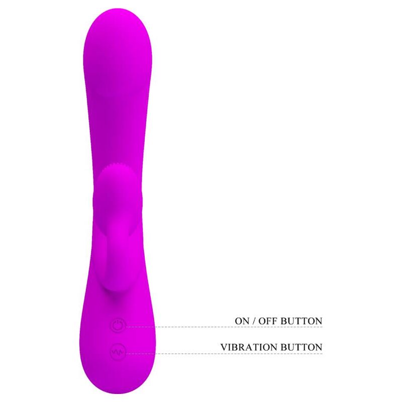 PRETTY LOVE - vibromasseur SINCERE et ventouse de clitoris silicone violet