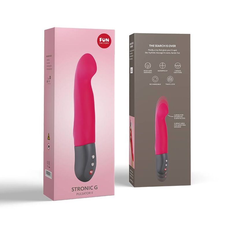 FUN FACTORY - STRONIC G vibromasseur du point G rouge