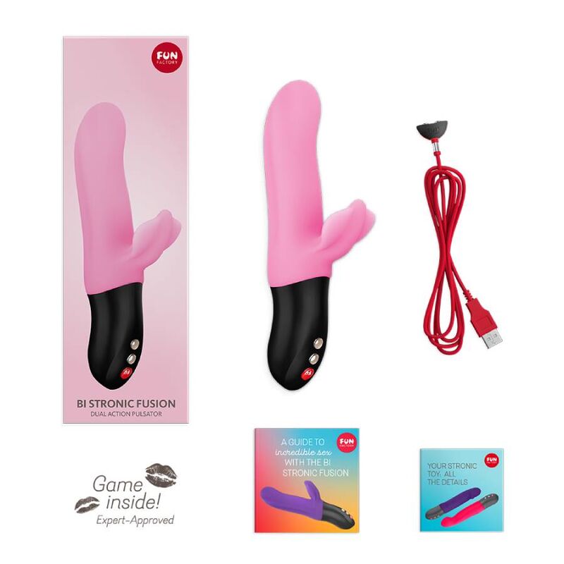 FUN FACTORY - BI STRONIC FUSION vibromasseur rose