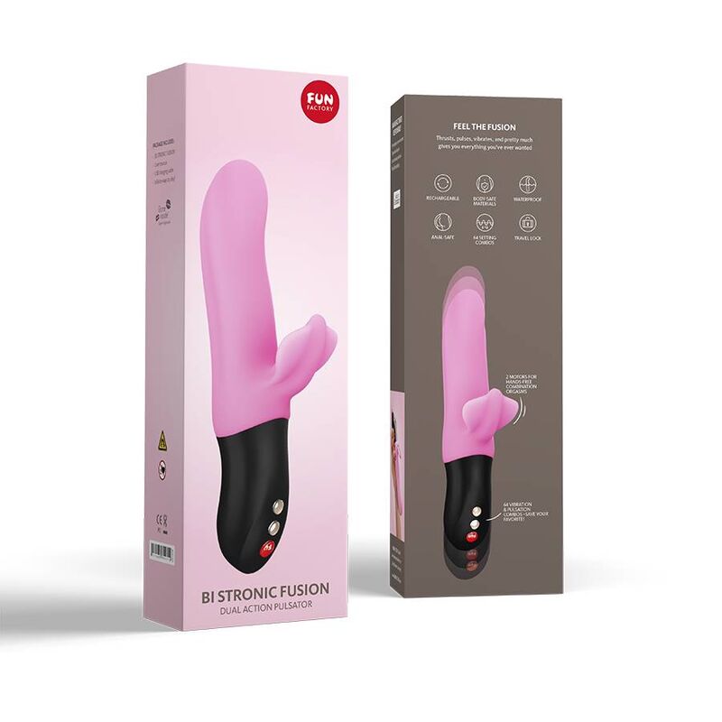 FUN FACTORY - BI STRONIC FUSION vibromasseur rose