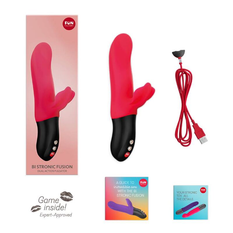 FUN FACTORY - BI STRONIC FUSION vibromasseur rouge