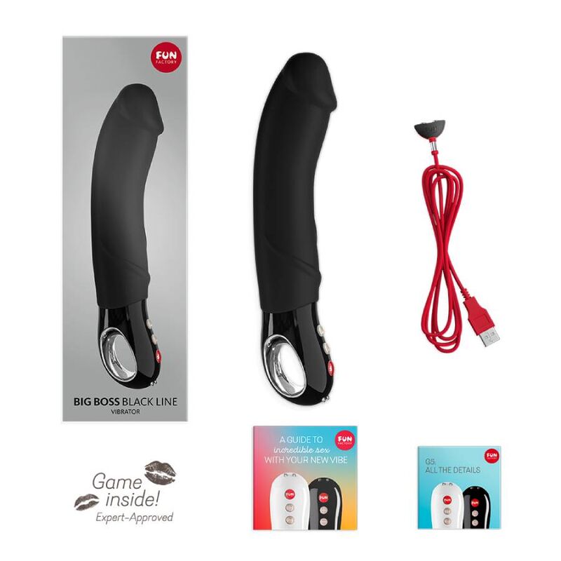 FUN FACTORY - vibromasseur BIG BOSS BLACKLINE noir