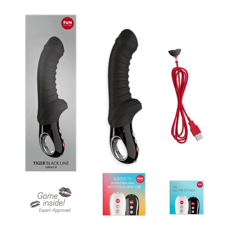 FUN FACTORY - vibromasseur TIGER BLACKLINE noir