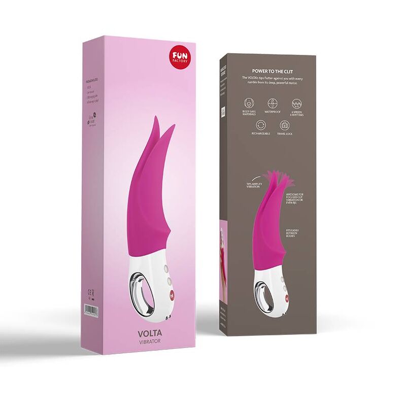 FUN FACTORY - vibromasseur pour clitoris  VOLTA  rose