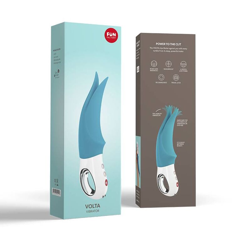 FUN FACTORY - vibromasseur pour clitoris  VOLTA  turquoise