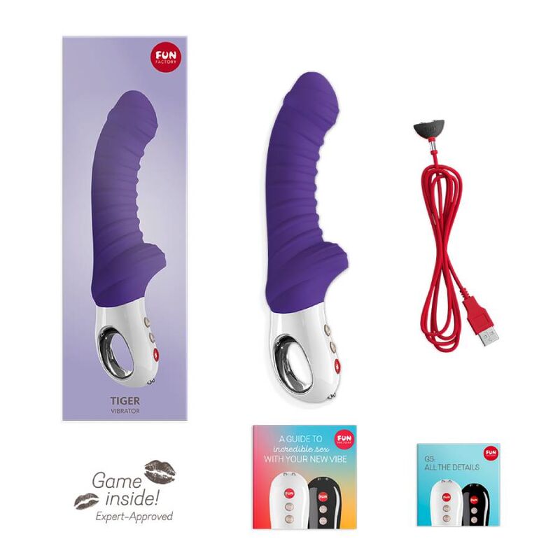 FUN FACTORY - vibromasseur du point G TIGER violet