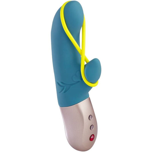 FUN FACTORY – AMORINO mini vibromasseur bleu et jaune fluo