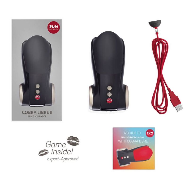 FUN FACTORY - COBRA LIBRE 2 vibromasseur du bout du pénis noir