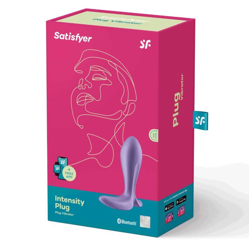 SATISFYER – INTENSITY PLUG, plug anal violet