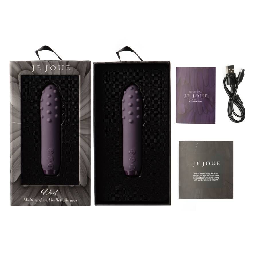 JE JOUE – DUET, vibromasseur multi-surfaces clitoris, cuisse, tétons