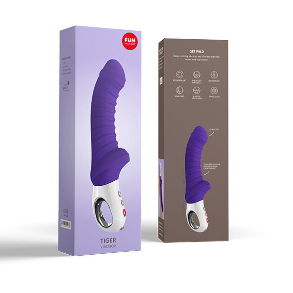 FUN FACTORY - vibromasseur du point G TIGER violet