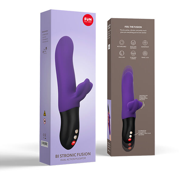 FUN FACTORY - BI STRONIC FUSION vibromasseur violet