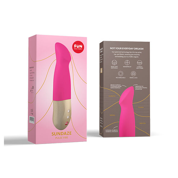 FUN FACTORY - SUNDAZE vibromasseur pulsé rose fuchsia