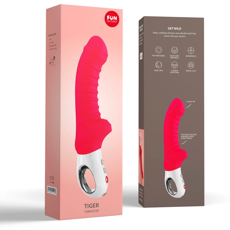 FUN FACTORY - vibromasseur du point G TIGER rouge