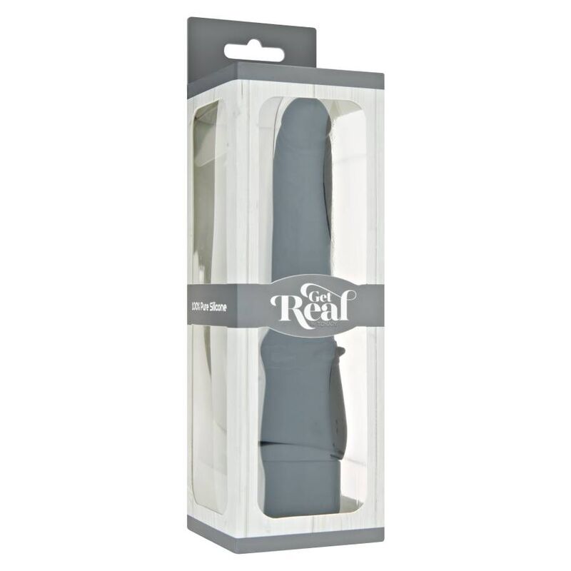 GET REAL - vibromasseur lisse CLASSIC SMOOTH noir