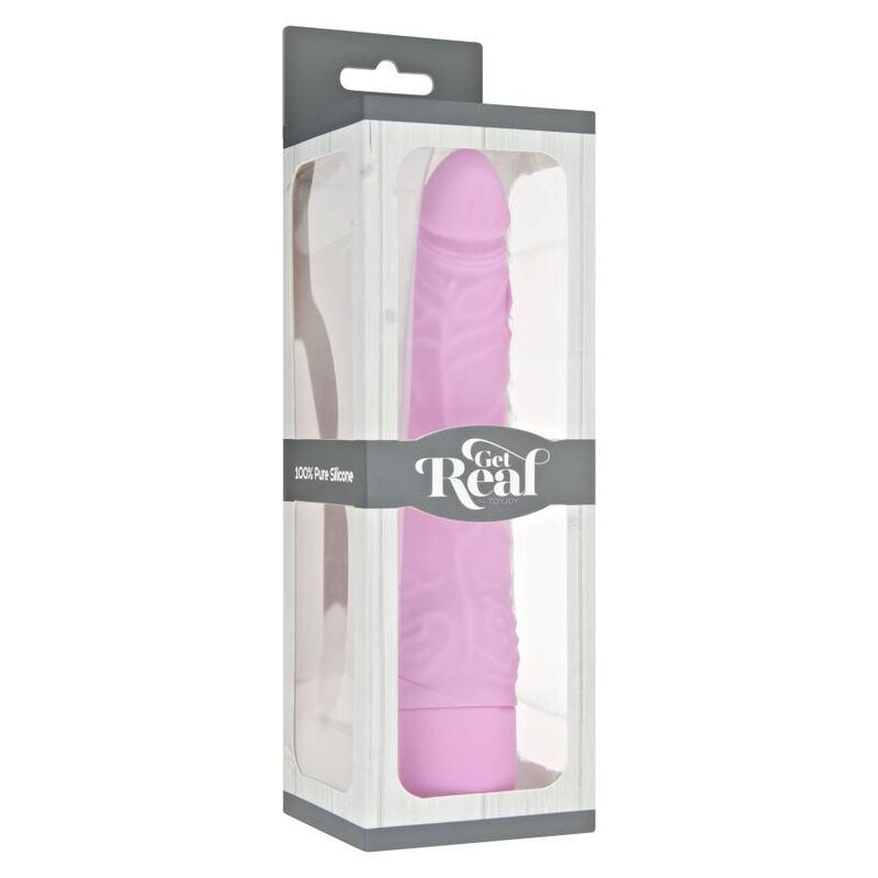 GET REAL - vibromasseur CLASSIC SLIM rose