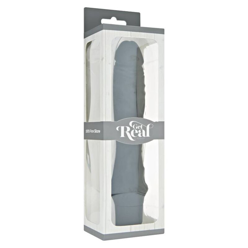 GET REAL - grand vibromasseur noir classique