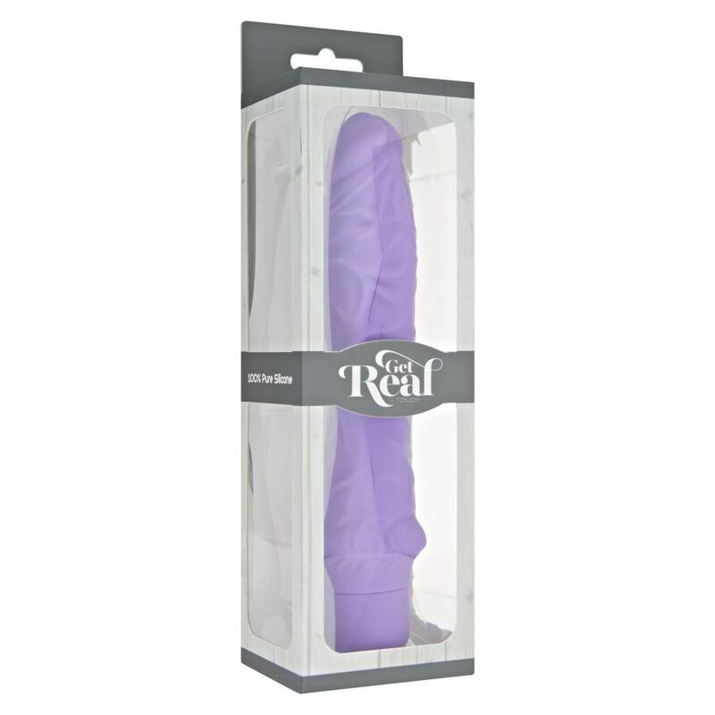 GET REAL - grand vibromasseur classique violet