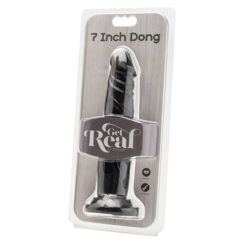 GET REAL - gode 18 cm noir