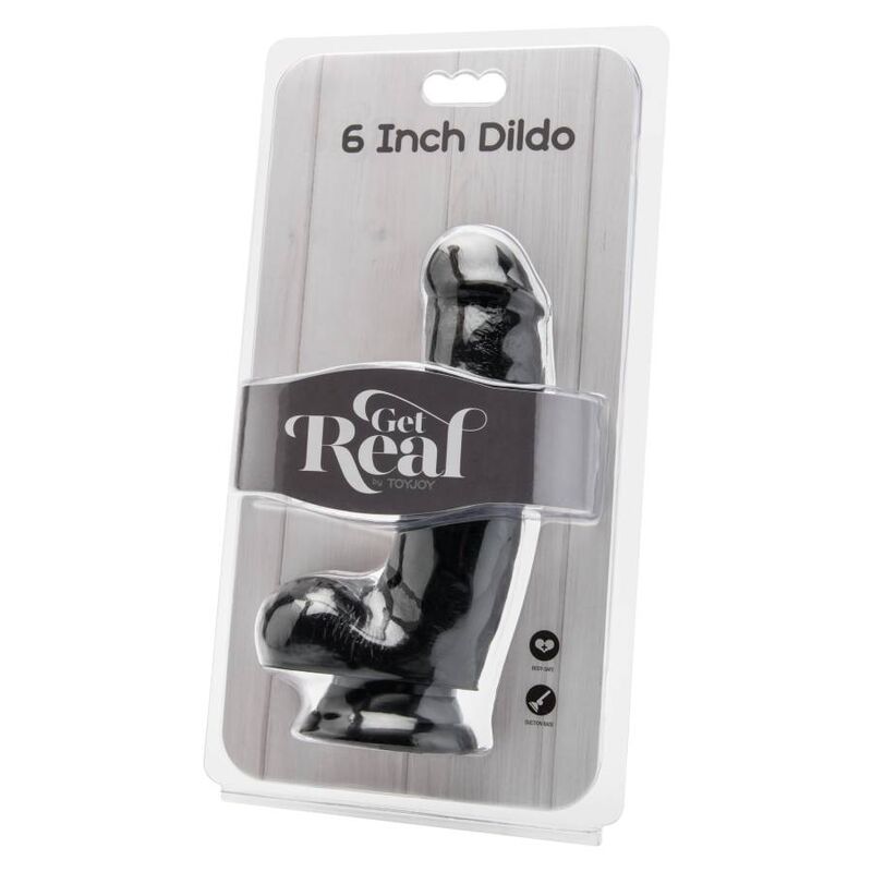 GET REAL - gode 12 cm avec boules noires