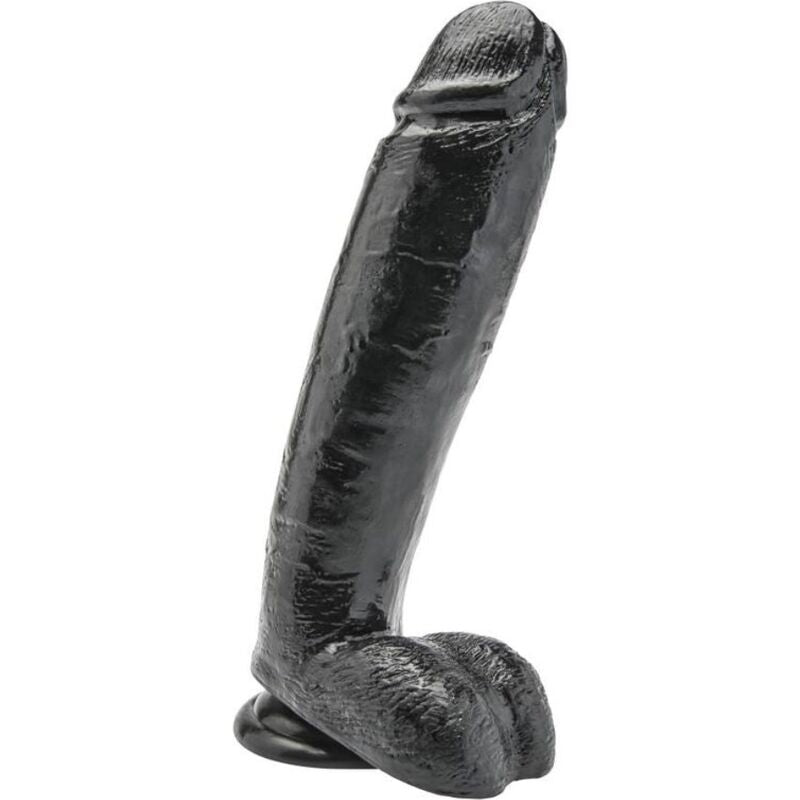 GET REAL - gode 25,5 cm avec boules noires